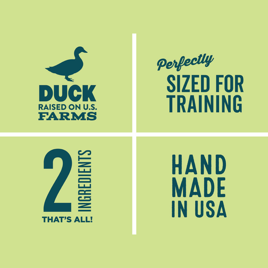 Mini Tube: Lucky Duck, Training Bits - 2.5ozĀ - Dog Treats