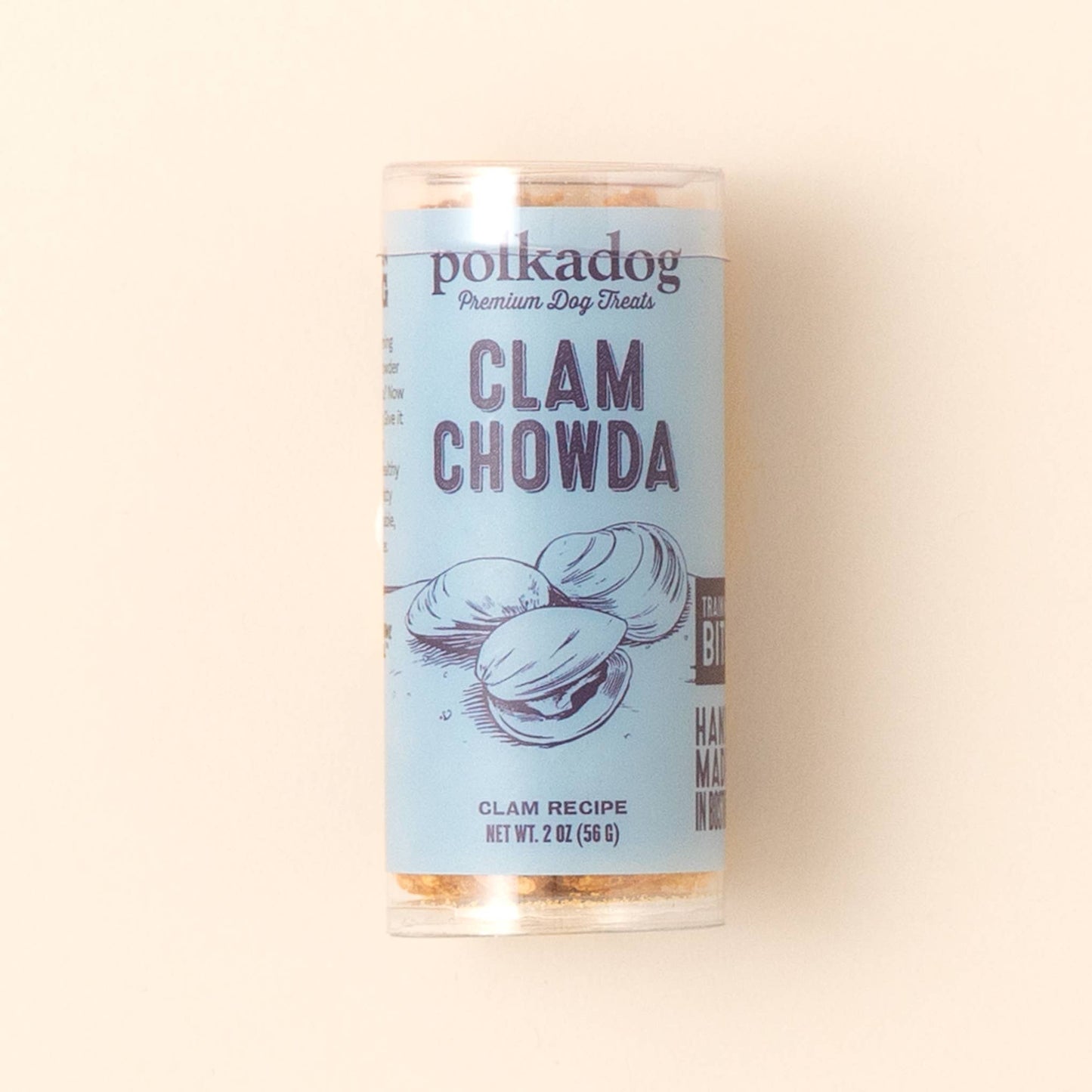 Mini Tube: Clam Chowda, Training Bits - 2oz - Dog Treats