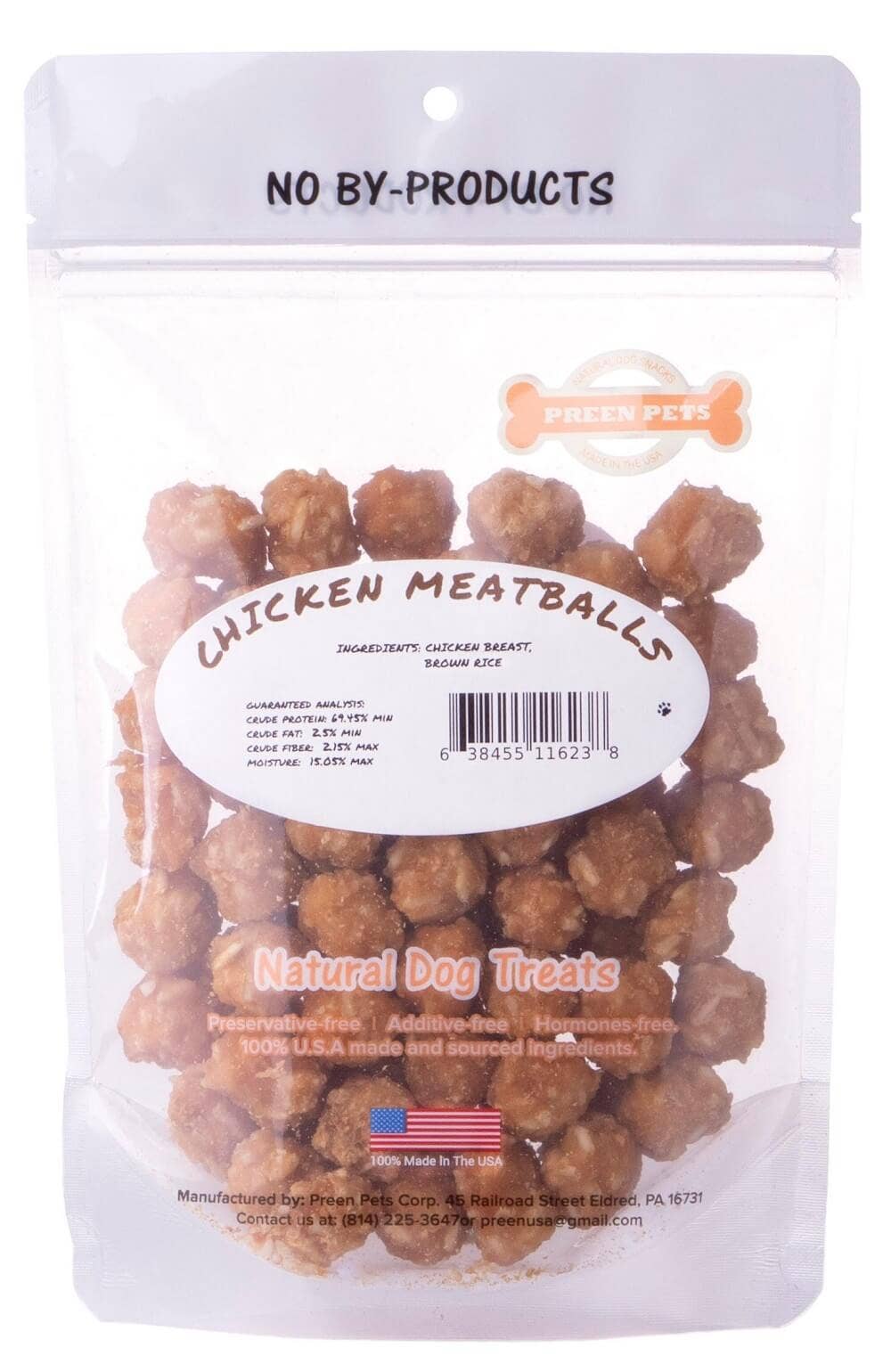 Chicken Meatballs: 4oz
