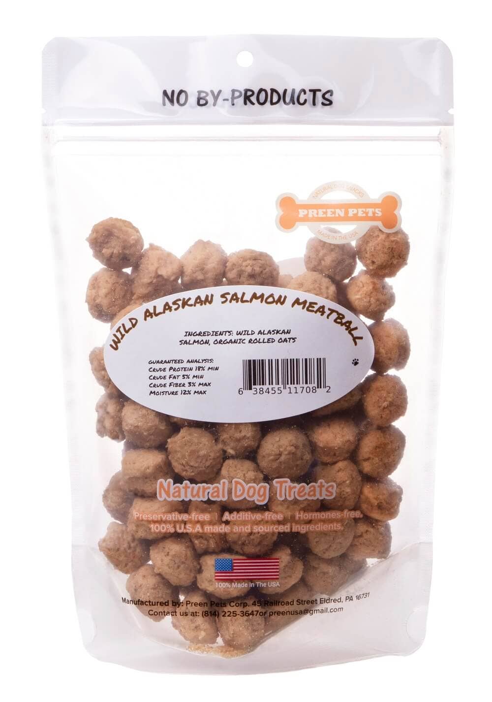 Wild Alaskan Salmon Meatballs: 4oz