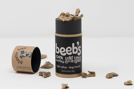 [Dog Treats] Lamb Lung Pocket Tube - 0.5 oz