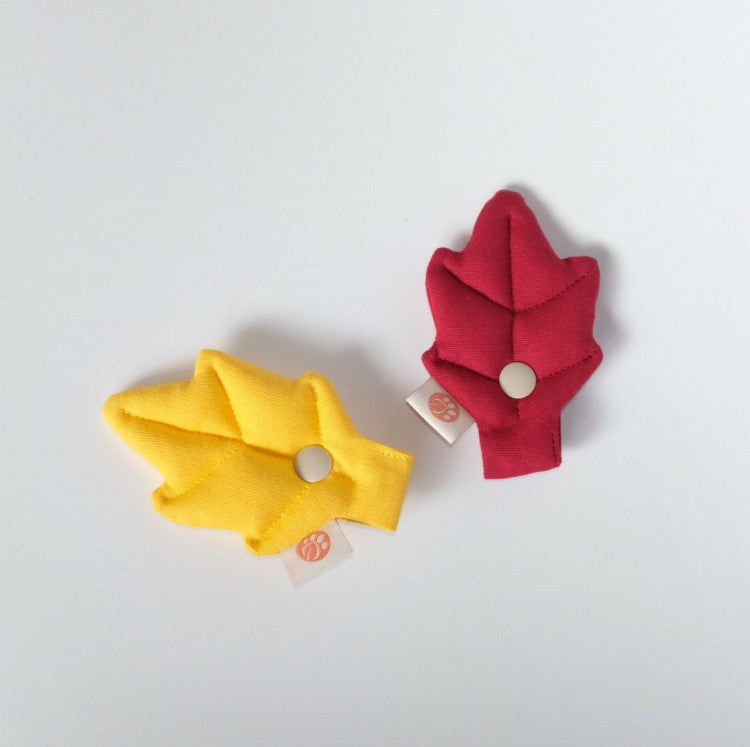 [PawMind x HIKOINU] Neck Deco items - Leaf Series (Yellow)
