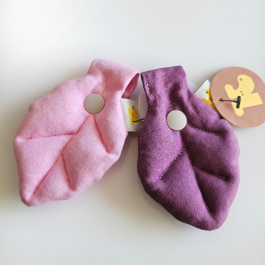 Blush Pink Leaf Charm | PawMind x HIKOINU (S/M)