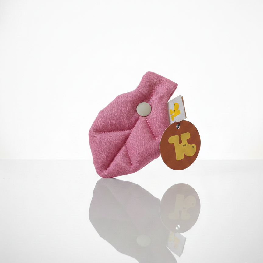 Blush Pink Leaf Charm | PawMind x HIKOINU (S/M)
