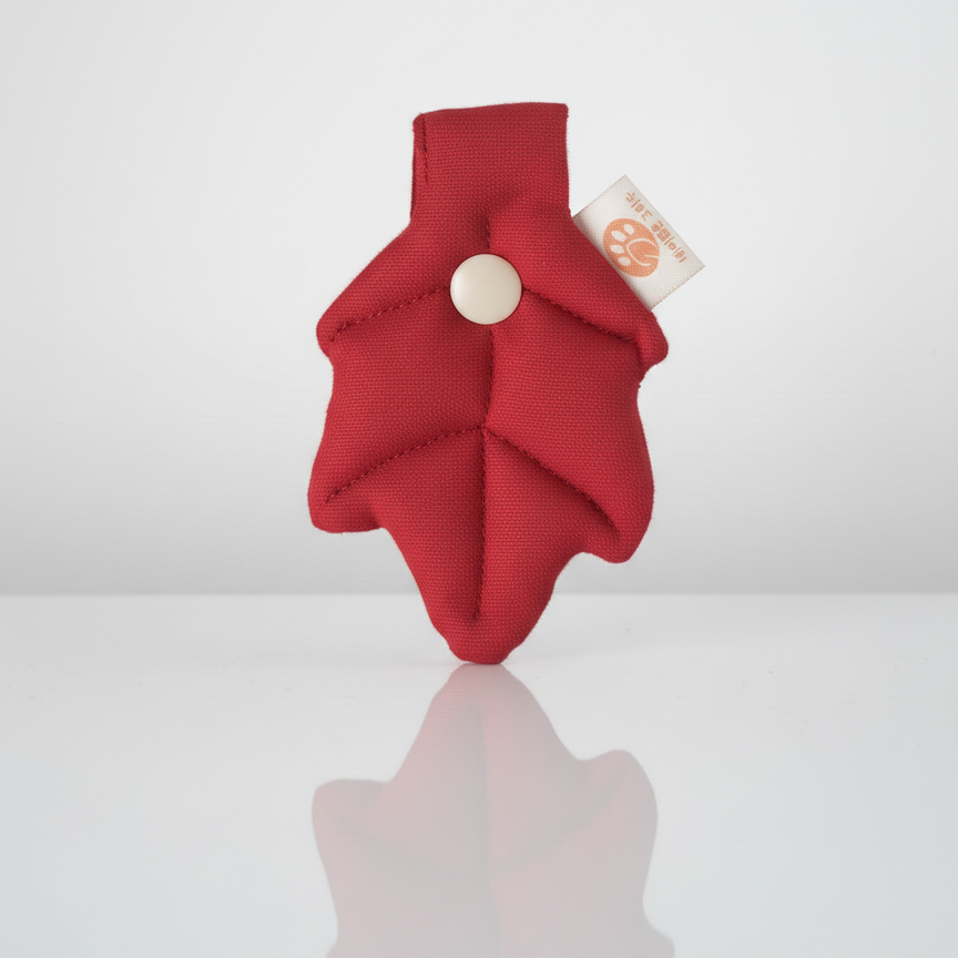 Sunset Red Leaf Charm | PawMind x HIKOINU (M/L)