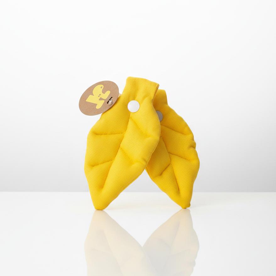 Lemon Yellow Leaf Charm | PawMind x HIKOINU (M/L)