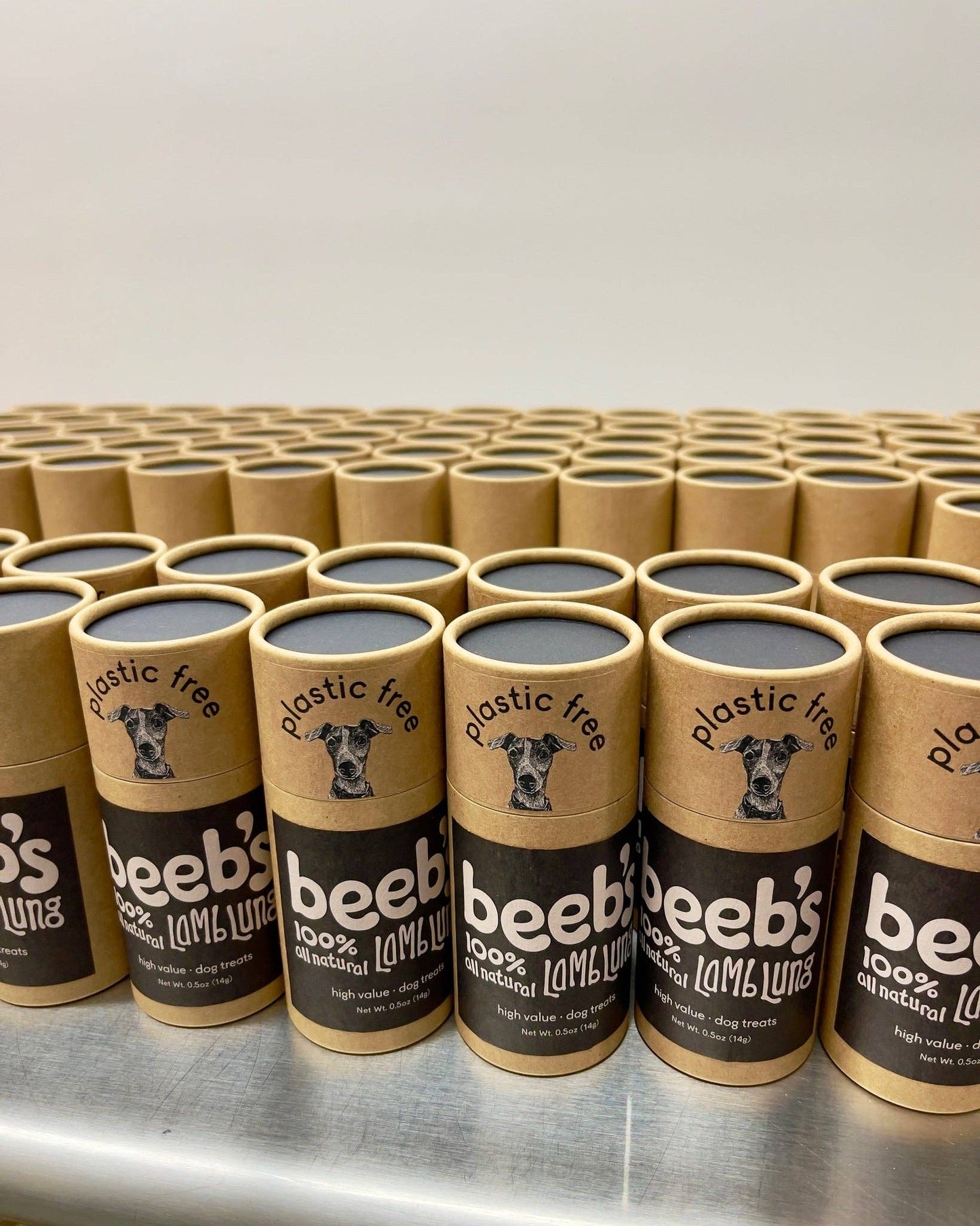 [Dog Treats] Lamb Lung Pocket Tube - 0.5 oz