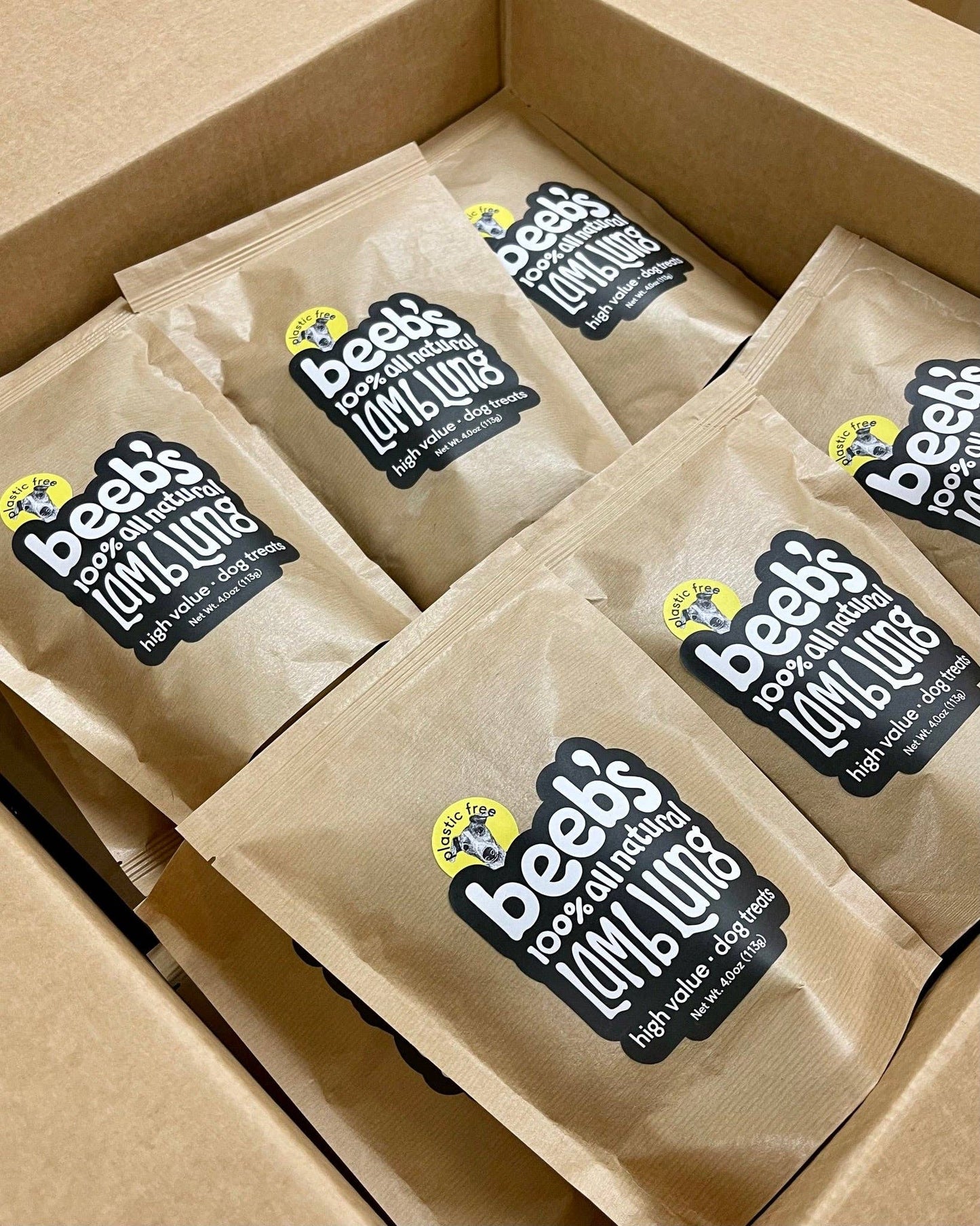 [Dog Treats] Lamb Lung Refill Bag 2.0 oz
